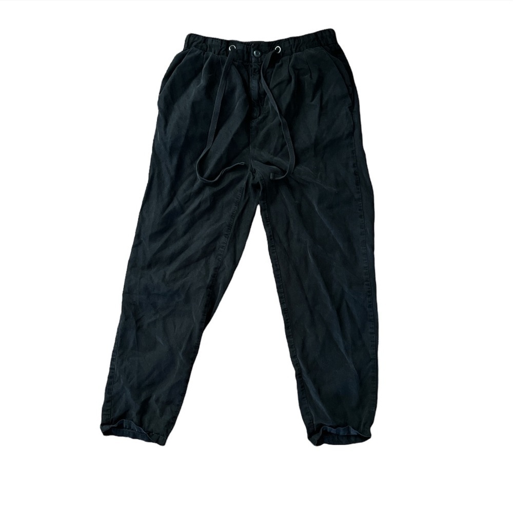American Eagle Lyocell Flowy Loose Fit Pant | Faded Black | 0 Regular